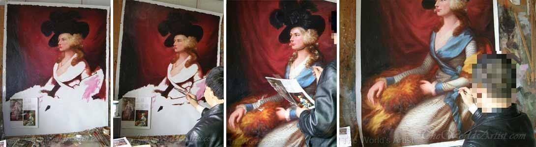 Thomas Gainsborough - Portrait of Mrs. Siddons fine art reproductions
