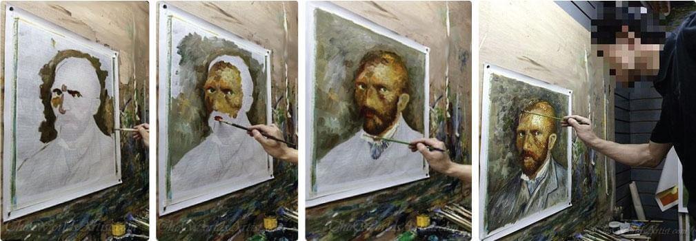 Vincent Van Gogh self-portrait oil painting reproduction