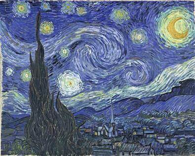 Vincent Van Gogh Starry Night artwork replica