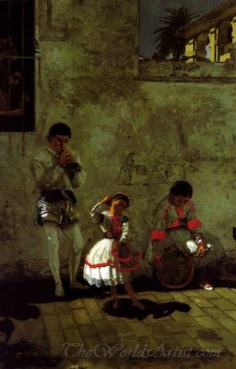 Street Scene In Sevilla
