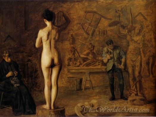 William Rush Carving His Allegorical Figure Of The Schuylkill River