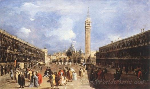 The Piazza San Marco Towards The Basilica