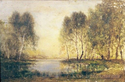 Birches At The Waters Edge