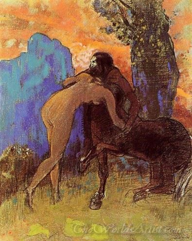 Woman And Centaur