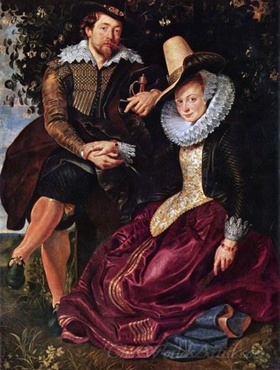 The Artist And His First Wife Isabella Brant In The Honeysuckle Bower