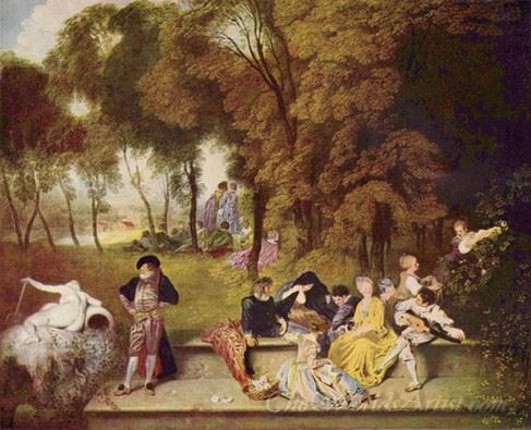 Merry Company In The Open Air