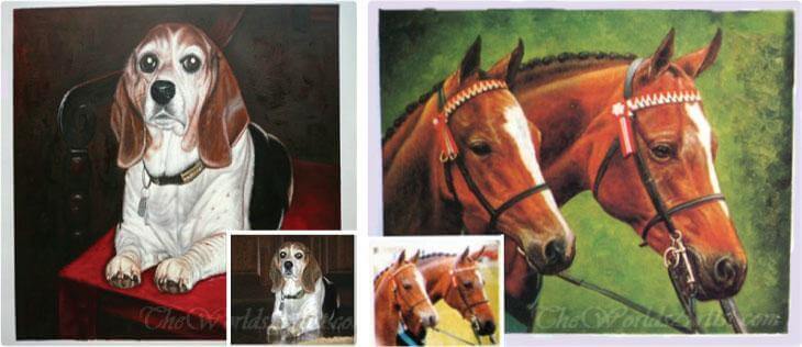 equestrian portraits from photos