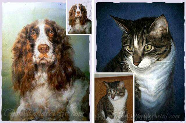 turn your dog photo into a custom pet portrait